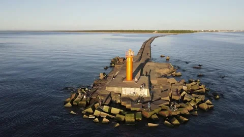 Light house panorama Stock Footage 159278307