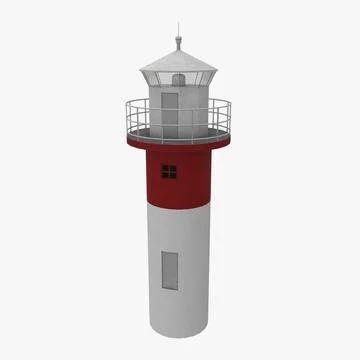 Light House Sodra Udde 3D Model