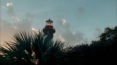 Light House Tower Low Angle Video stock 44522645