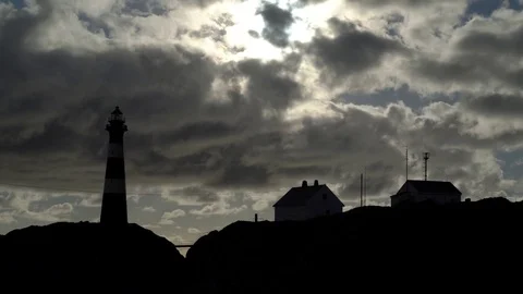 Light house. wider shot. 4k Stock Footage 77973048