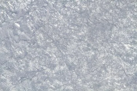 Light ice surface with a fancy pattern Foto stock