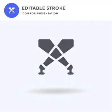 Light icon vector, filled flat sign, solid pictogram isolated on white, logo Illustrazione stock