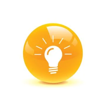 Light icon web Illustrazione stock