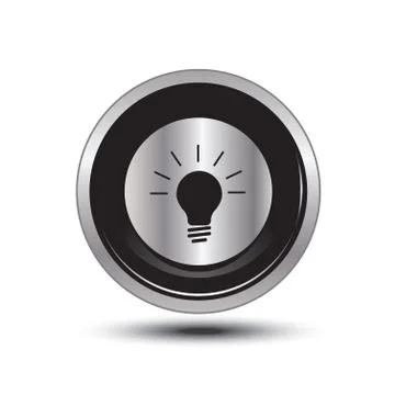 Light icon web Stock Illustration