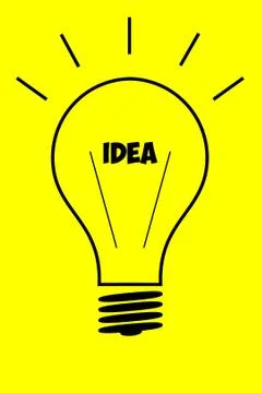Light idea Stock Illustration