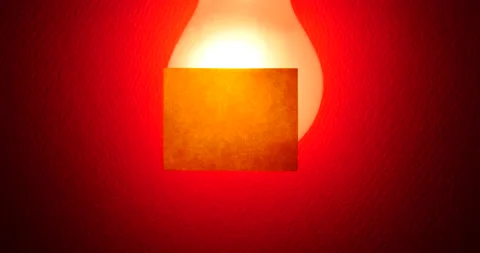 Light off illuminated yellow post it Stock Footage 162621353