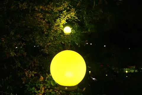 A light that illuminates the mountain. Stock Photos