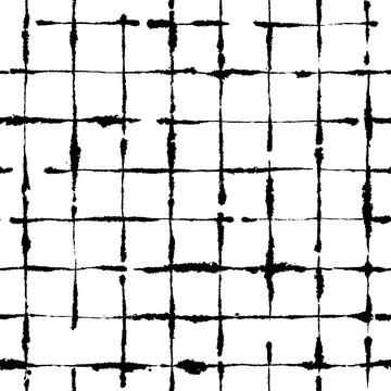 Light Inky Windowpane Pattern on Blotting Paper Stock Illustration