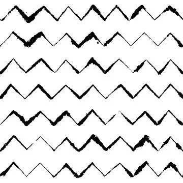 Light Inky Zigzag Pattern on Blotting Paper Stock Illustration