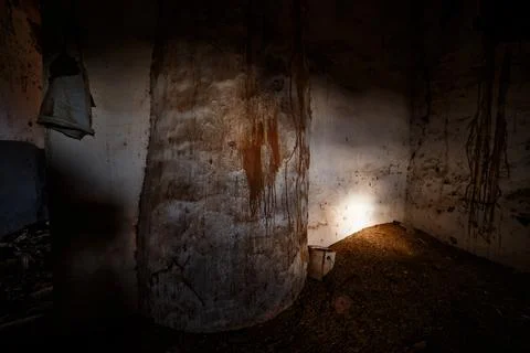 Light inside an abandoned house Stock Photos
