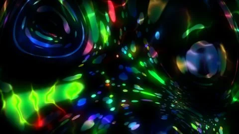 Light inside twist in a glass sphere. Plasma Twirl Effect. Colorful Dot Stock Illustration
