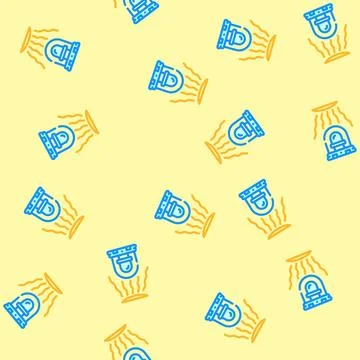 Light intensity sensor module vector seamless pattern イラスト素材