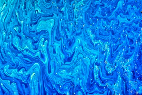 Light interference patterns on soap film Stock Photos