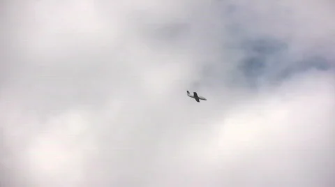 Light jet airplane Stock Footage 444663