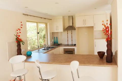 Light kitchen Stock-Fotos