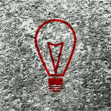 Light lamp icon symbol Flat modern web design with long shadow and space for  Illustrazione stock
