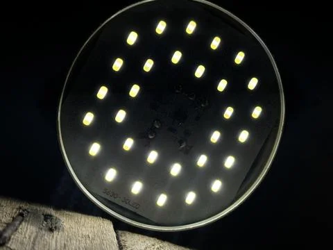 The light of the lamp Stock Photos