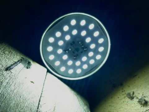 The light of the lamp Stock Photos