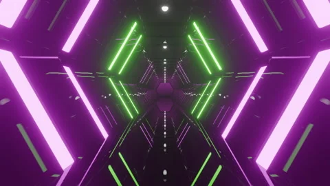 Light Laser Tunnel Stock Footage 344286150
