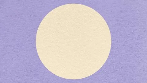 Light lavender paper texture background with pastel cream circle and copy spa Illustrazione stock