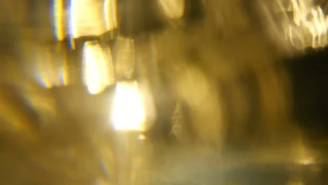 Light leak in 4K quality on dark background with.Real lens flare Stock Footage 83237928