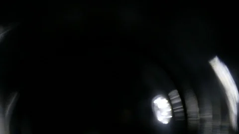 Light leak in 4K quality on dark background with.Real lens flare Stock Footage 88731691