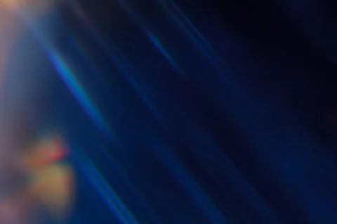 Light leak on black background Stock Photos