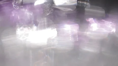 Light leak coverage in the form of a special full-screen crystal bokeh video 스톡 동영상 318123595