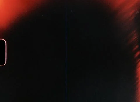 Light leak creating red and black gradient on film frame edge Stockillustratie