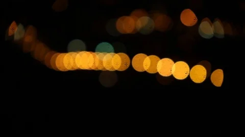 Light Leak Night Road Stock Footage 78768606
