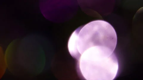 Light leakage from focus bright bokeh 스톡 동영상 309653776