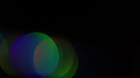 Light leakage from overlapping bokeh downwards Vídeo Stock 309492564