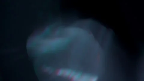 Light leaks effect. Artistic light on a black background Stock Footage 302161007