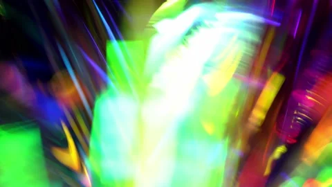 Light leaks effect background abstract animation. Rainbow colors lights sparkle 库存影片 229671449