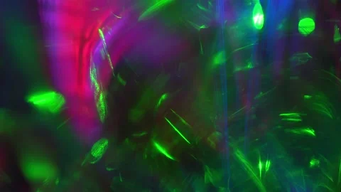 Light leaks effect background abstract animation. Green and neon blue lights Vídeo Stock 232643351