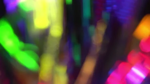 Light leaks effect background abstract animation. Rainbow colors lights sparkle 库存影片 234153441