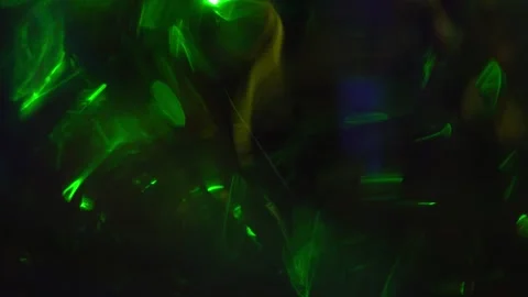 Light leaks effect background abstract animation. Green and neon blue lights Vídeo Stock 275455664
