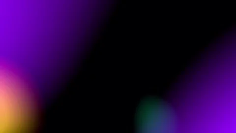 Light leaks enhance the abstract mix of yellow blue and purple beautifully. Video stock 327614701