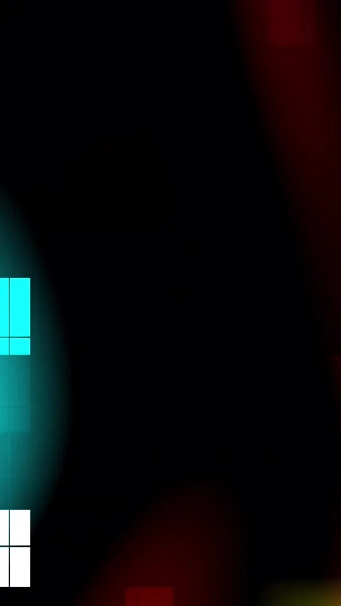 Light leaks enhance the gradient grids white squares and dark shapes 스톡 동영상 327651596