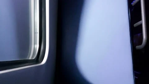 Light leaks through the glass window Stock Footage 169684238