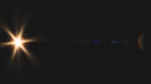 Light lens flare effect Illustrazione stock