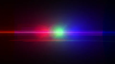 Light, Light movement, green and blue and red, right point, moving, Video stock 320145881