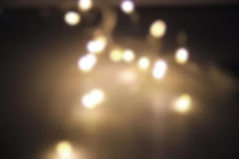 LIGHT of lights on a dark background Stock Photos
