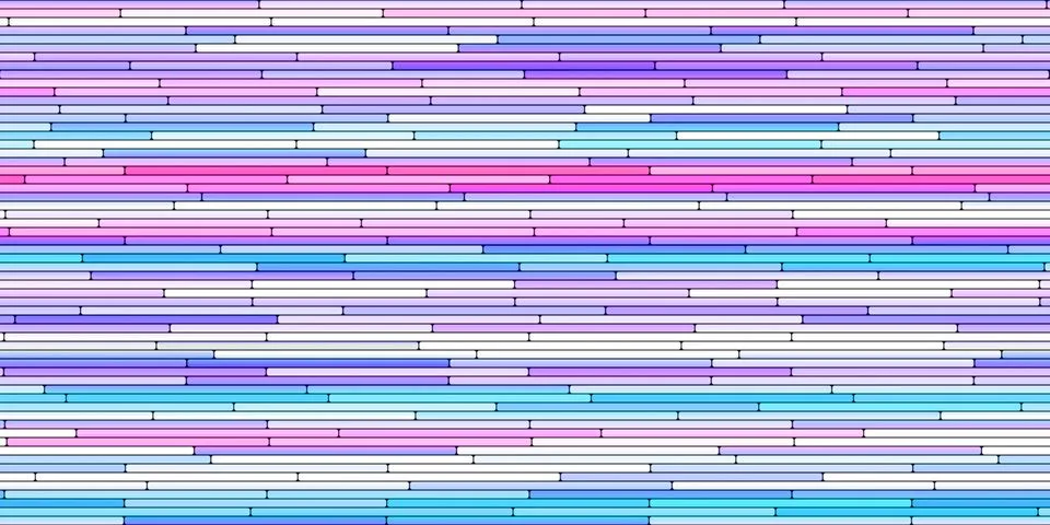 Light Lilac Blue Random Line Sections Background. Colorful Along Segments Tex Stock-Illustration