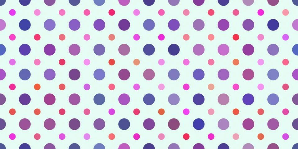 Light Lilac Dots Pattern Background. Retro Circles Backdrop. Balls Texture. Stock Photos
