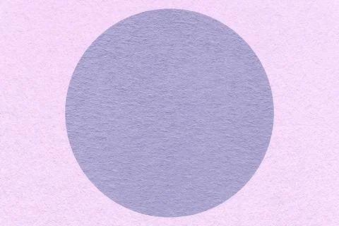 Light lilac paper texture background with pastel violet circle and copy spa.. Illustrazione stock