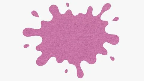 Light lilac splash with copy space from textured paper isolated on white back Illustrazione stock