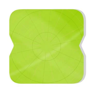 Light lime zest visual background with stubbed corner ticket and radial burst la Stock Illustration