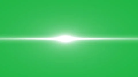 Light line shining on greenscreen background Stock-Footage 262300530