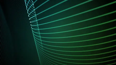 Light Lines Blue Green Stock Footage 25980671